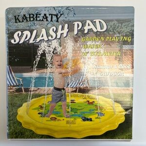 Inflatable Sprinkle and Splash Play Water Mat, 68” Outdoor